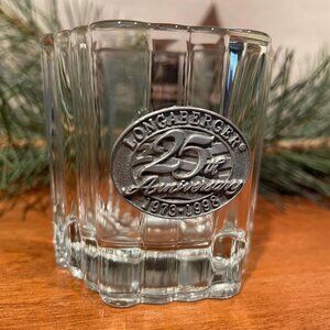 Longaberger commemorative 25th anniversary votive holder - Pewter plaque - 1998